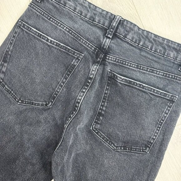 ZARA Womens High Waist Skinny Jeans Faded Black Size 6 - Picture 4 of 4